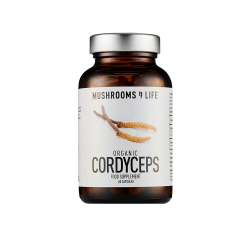 Mushrooms4Life Organic Cordyceps 60 Caps.