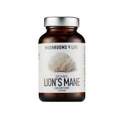 Mushrooms4Life Organic Lion's Mane 60 Caps.