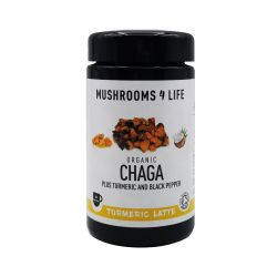 Mushrooms4Life Organic Chaga Turmeric Latte 120g