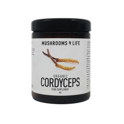 Mushrooms4Life Organic Cordyceps Powder - Amber Glass 60g