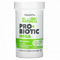Nature's Plus, GI Natural Probiotic Mega, 30 Capsules