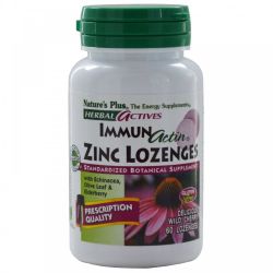 Nature's Plus ImmunActin Zinc Lozenges 60 capsules 