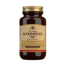 Solgar Vitamin B-Complex "50" High Potency Vegetable Capsules - Pack of 100
