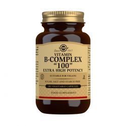 Solgar Vitamin B-Complex "100" Extra High Potency Vegetable Capsules - Pack of 100