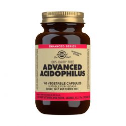 Solgar Advanced Acidophilus Vegetable Capsules - Pack of 100