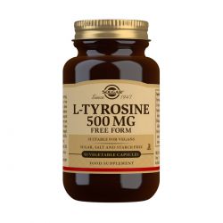 Solgar L-Tyrosine 500 mg Vegetable Capsules - Pack of 50
