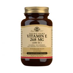 Solgar Natural Source Vitamin E 268 mg (400 IU) Vegetable Softgels - Pack of 100