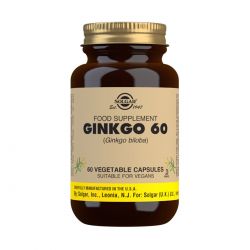 Solgar Ginkgo Vegetable Capsules - Pack of 60