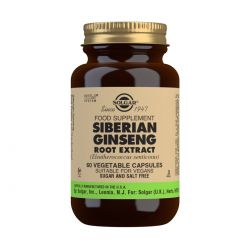 Solgar Siberian Ginseng Root Extract Vegetable Capsules - Pack of 60