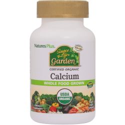 Nature's Plus Source of Life Garden Calcium  - 1000 mg, 120 Vegan Capsules 