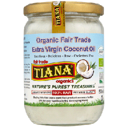 Tiana Organic Raw Extra Virgin Coconut Oil 500 ml