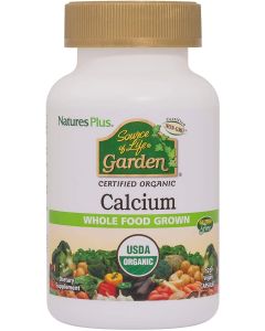 Nature's Plus Source of Life Garden Calcium  - 1000 mg, 120 Vegan Capsules 