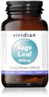 Viridian Sage Leaf Extract 600mg - 30 Veg Caps 