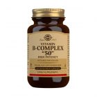 Solgar Vitamin B-Complex "50" High Potency Vegetable Capsules - Pack of 100