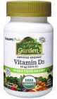 Nature's Plus Source of Life Garden Organic Vitamin D3 (Cholecalciferol) - 2500 IU, 60 Vegan Capsules 
